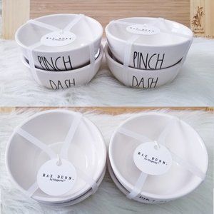 NWT Rae Dunn Pinch & Dash Spice Bowl Set - 2 sets